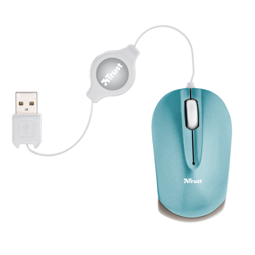 Nanou Retractable Micro Mouse - blue