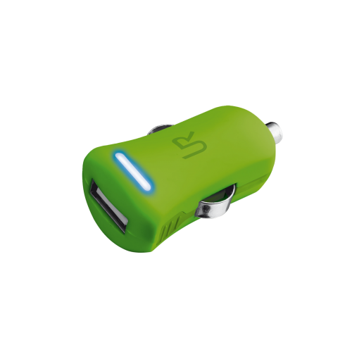 Автомобильное зарядное устройство TRUST ( 1USB x 5Вт ) - lime green
