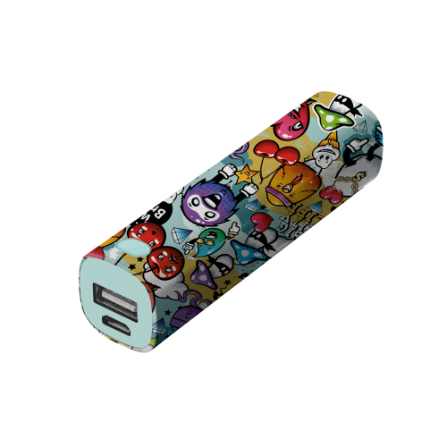 Внешний аккумулятор Trust Tag PowerStick 2600 – graffiti objects