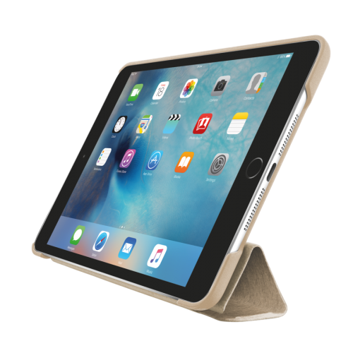 Чехол-подставка Trust Aurio Smart Folio для iPad mini 4 - gold
