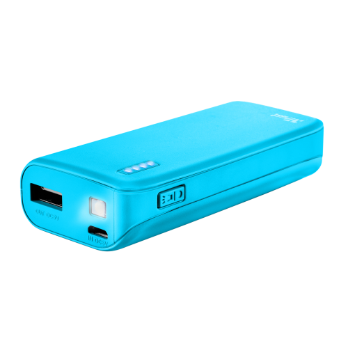 Внешний аккумулятор Trust Primo 4400 - neon blue