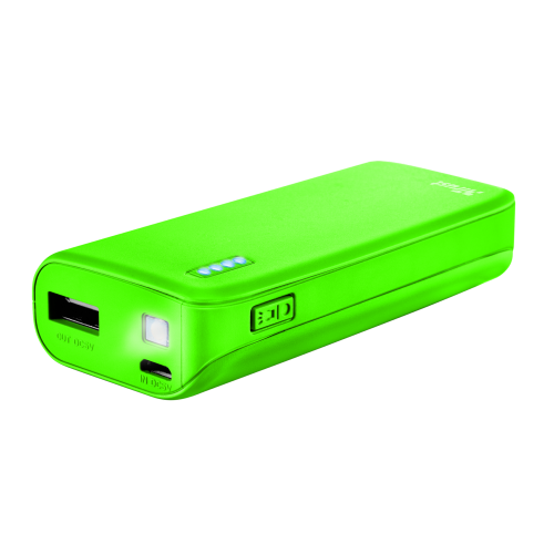 Внешний аккумулятор Trust Primo 4400 - neon green