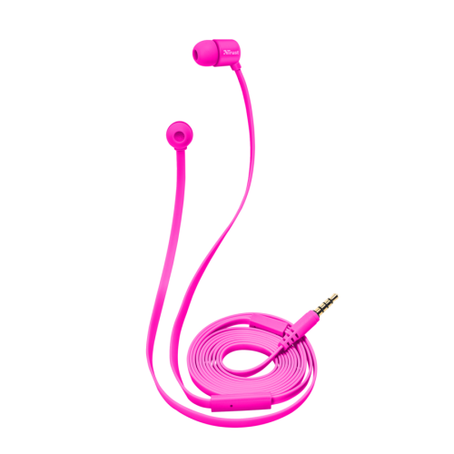 Наушники Trust Duga In-Ear - neon pink