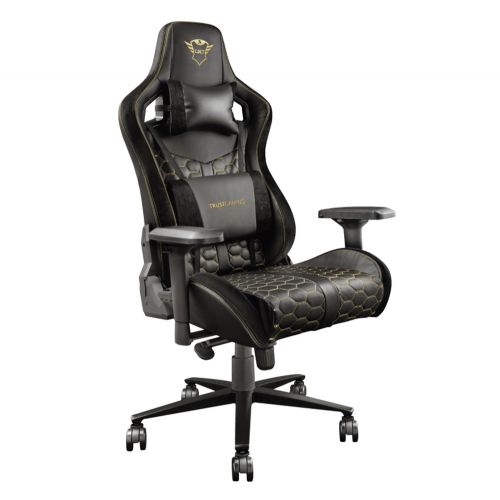Игровое кресло компьютерное 23784 Trust GXT 712 Resto черное кожзам